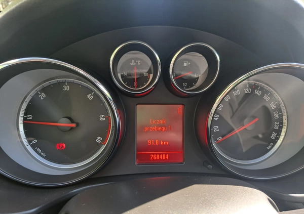 Opel Insignia cena 20900 przebieg: 260000, rok produkcji 2011 z Ząbkowice Śląskie małe 254